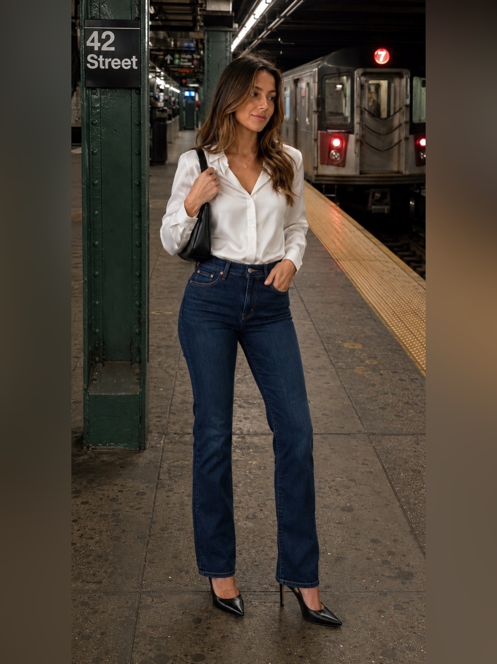 Levi's 725 High Rise Bootcut Jeans 25 waist